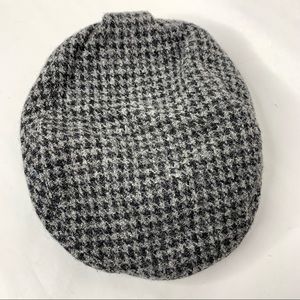 Vintage 100% Scottish Wool Harris Tweed L.L.Bean Men’s Peaked Cap Size Medium